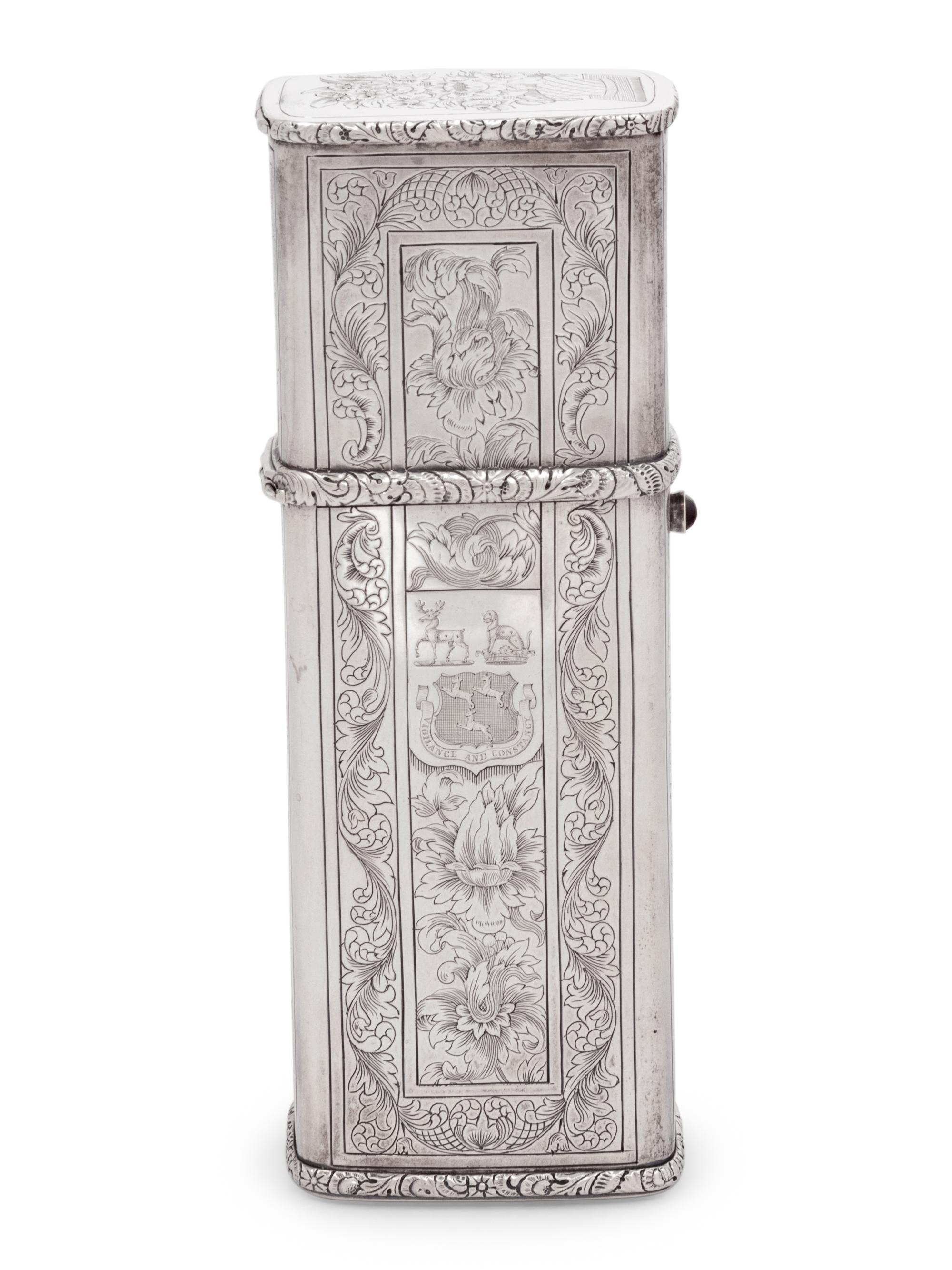 A Belgian Silver Nécessaire