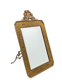 A Chinese Bronze Table Mirror