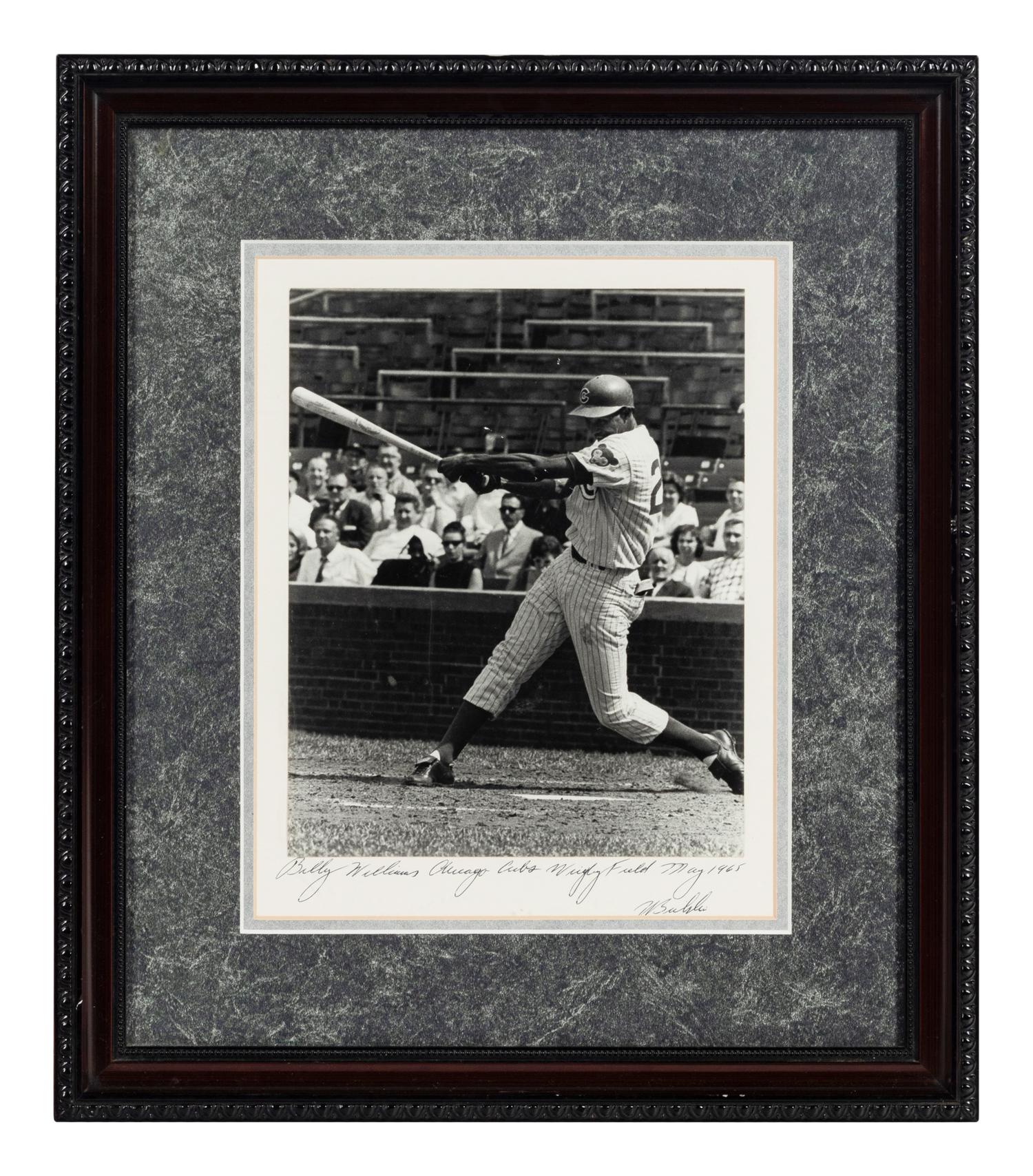 A Group of 14 Photographs of Various Chicago Baseball Players Formerly Displayed at Mike Ditka’s Restaurant