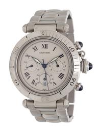 CARTIER, REF. 1050 STAINLESS STEEL 'PASHA' WATCH