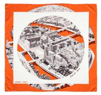 An Hermes 90cm Silk Scarf, 36"x36".