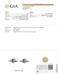 CAT'S EYE ALEXANDRITE AND DIAMOND RING