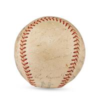 A 1934 Detroit Tigers Team Signed Autograph Baseball (Beckett Authentication Services Letter of Authenticity)