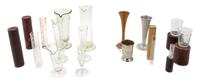 A Collection of Measuring Beakers Height of tallest 7 1/2 inches. — 19TH CENTURY AND LATER