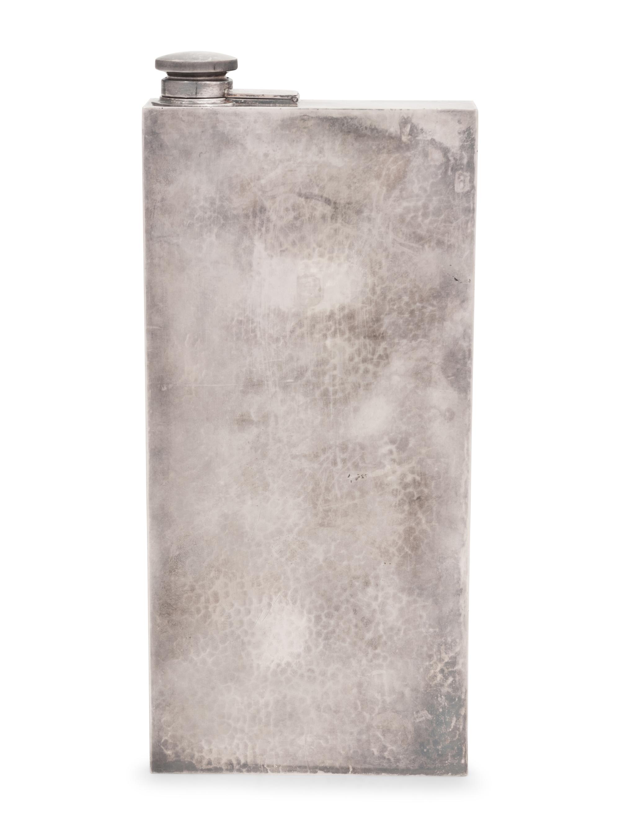 An American Silver Flask