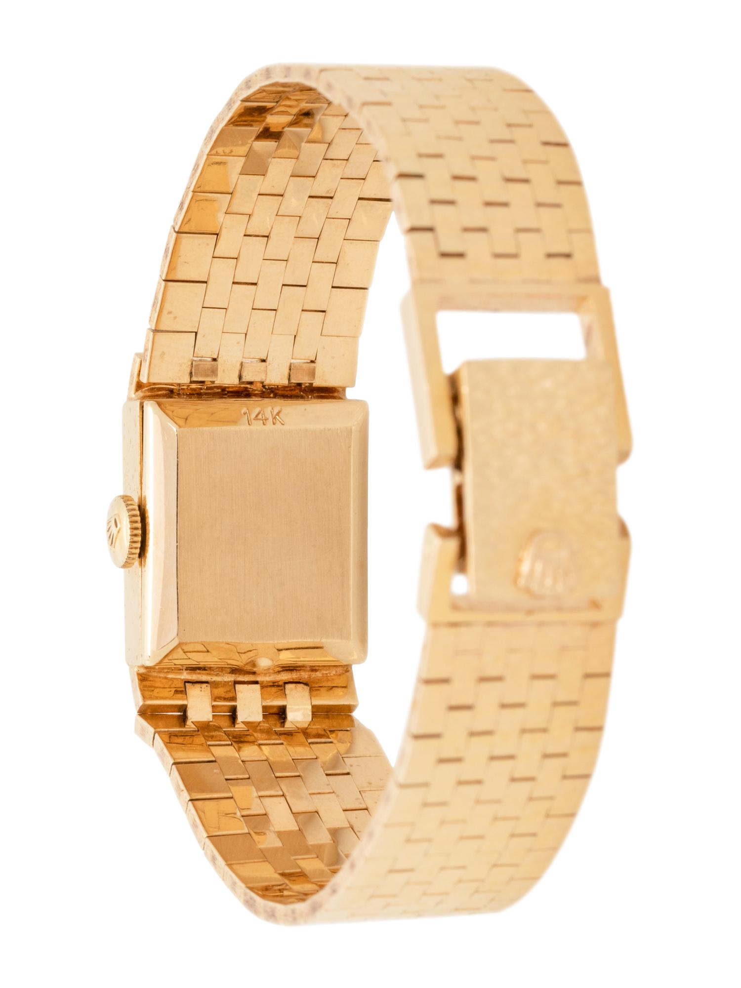 ROLEX, 14K YELLOW GOLD WRISTWATCH