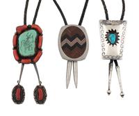 Navajo and Southwestern-style Bolo Ties