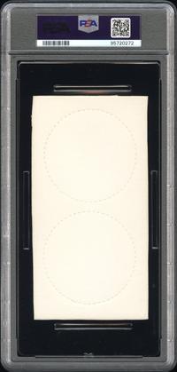 A 1978 Slim Jim Discs Walter Payton / Larry Csonka Panel - Only PSA Graded Example POP 1 (PSA 4 VG-EX)