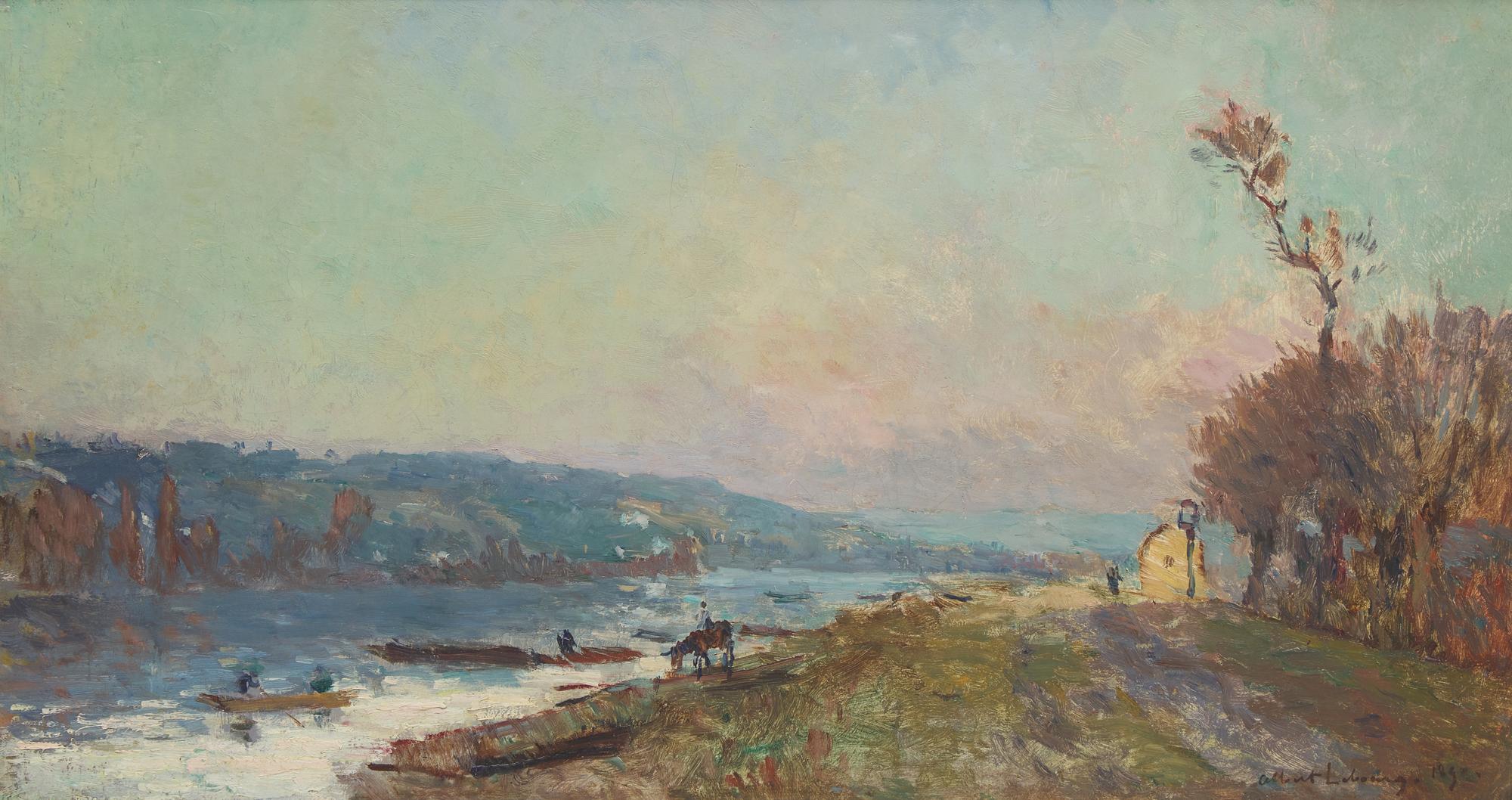 Albert Lebourg (French, 1849-1928) — La Seine à Saint Cloud , 1890