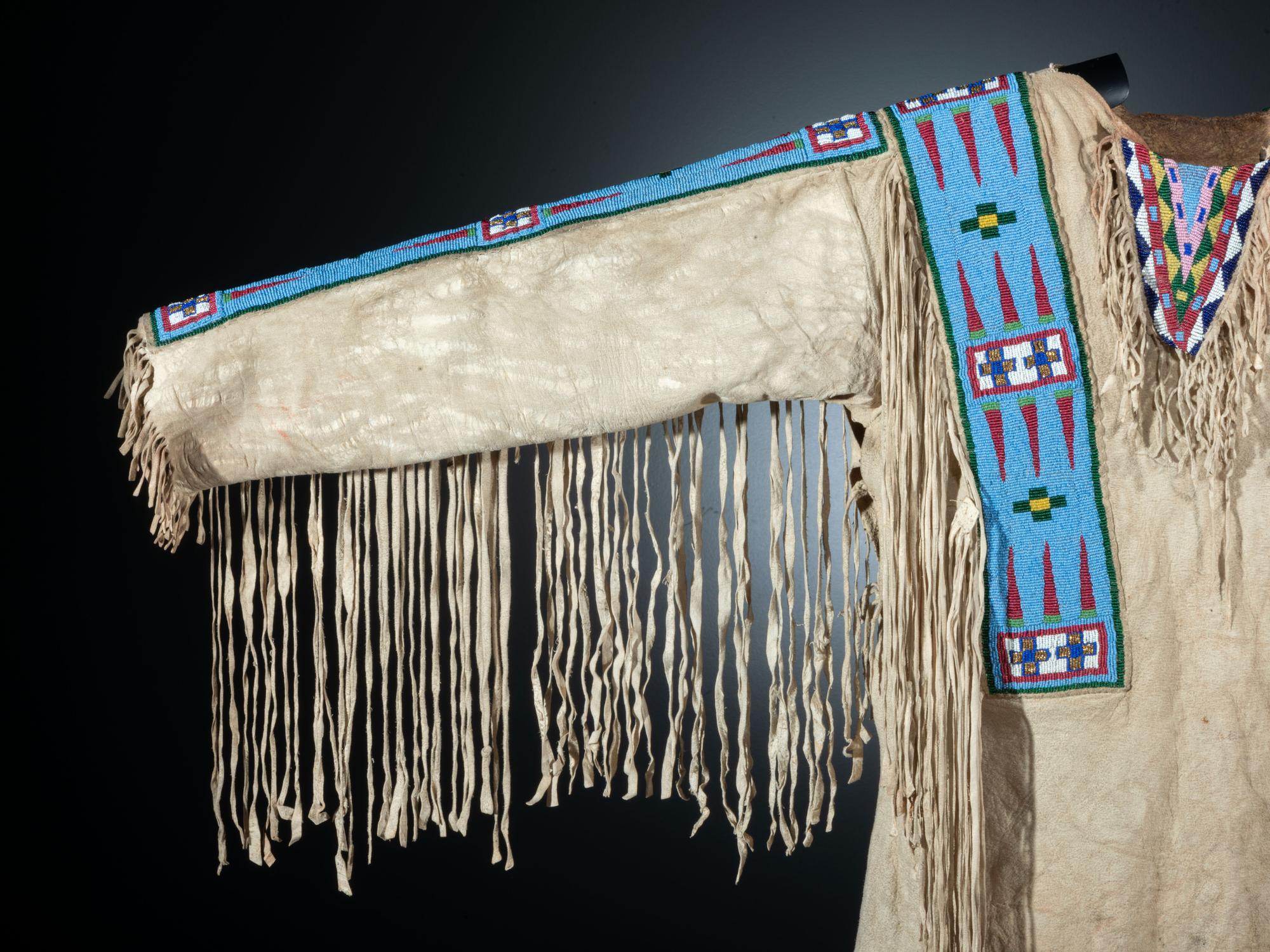 Assiniboine Beaded Hide Shirt