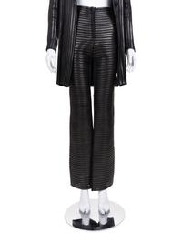 Jitrois Leather Jacket and Pants, 1980-90s