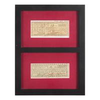 [Americana] Pair of 1790s Canal Lottery tickets