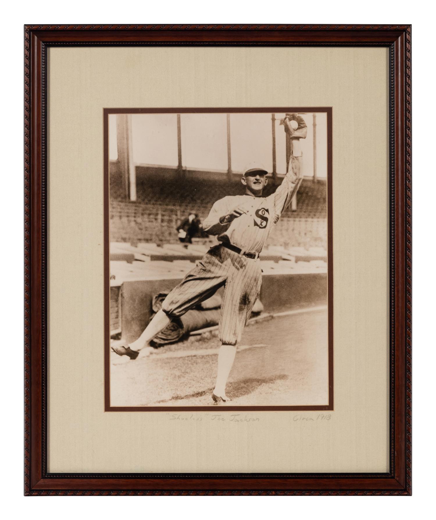 A Group of 14 Photographs of Various Chicago Baseball Players Formerly Displayed at Mike Ditka’s Restaurant