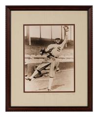 A Group of 14 Photographs of Various Chicago Baseball Players Formerly Displayed at Mike Ditka’s Restaurant