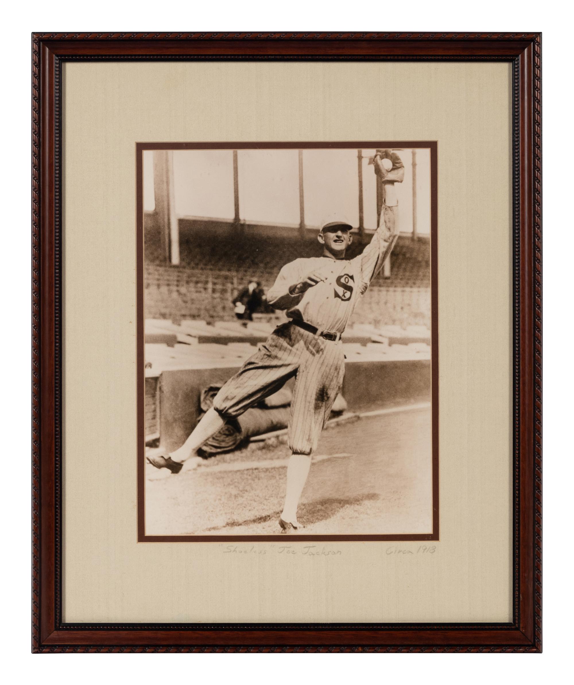 A Group of 14 Photographs of Various Chicago Baseball Players Formerly Displayed at Mike Ditka’s Restaurant