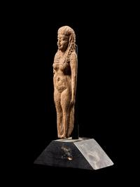An Egyptian Terracotta Female Figure