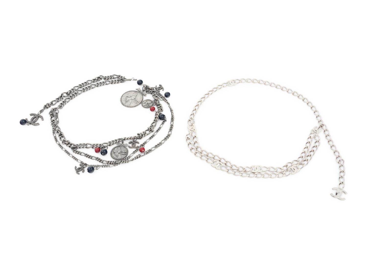 Two Chanel Chain Belts, Spring 1997-Fall 2004