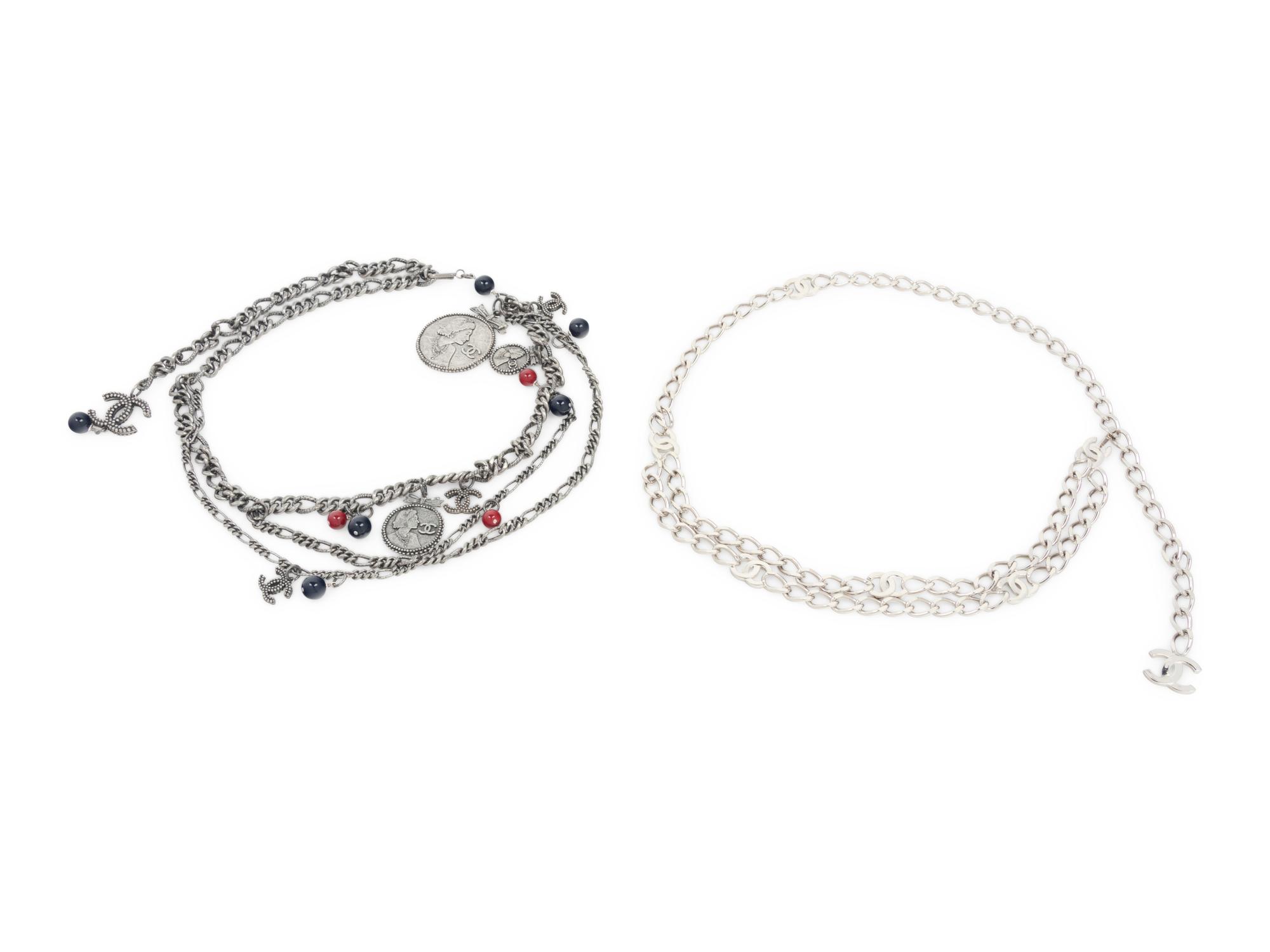 Two Chanel Chain Belts, Spring 1997-Fall 2004