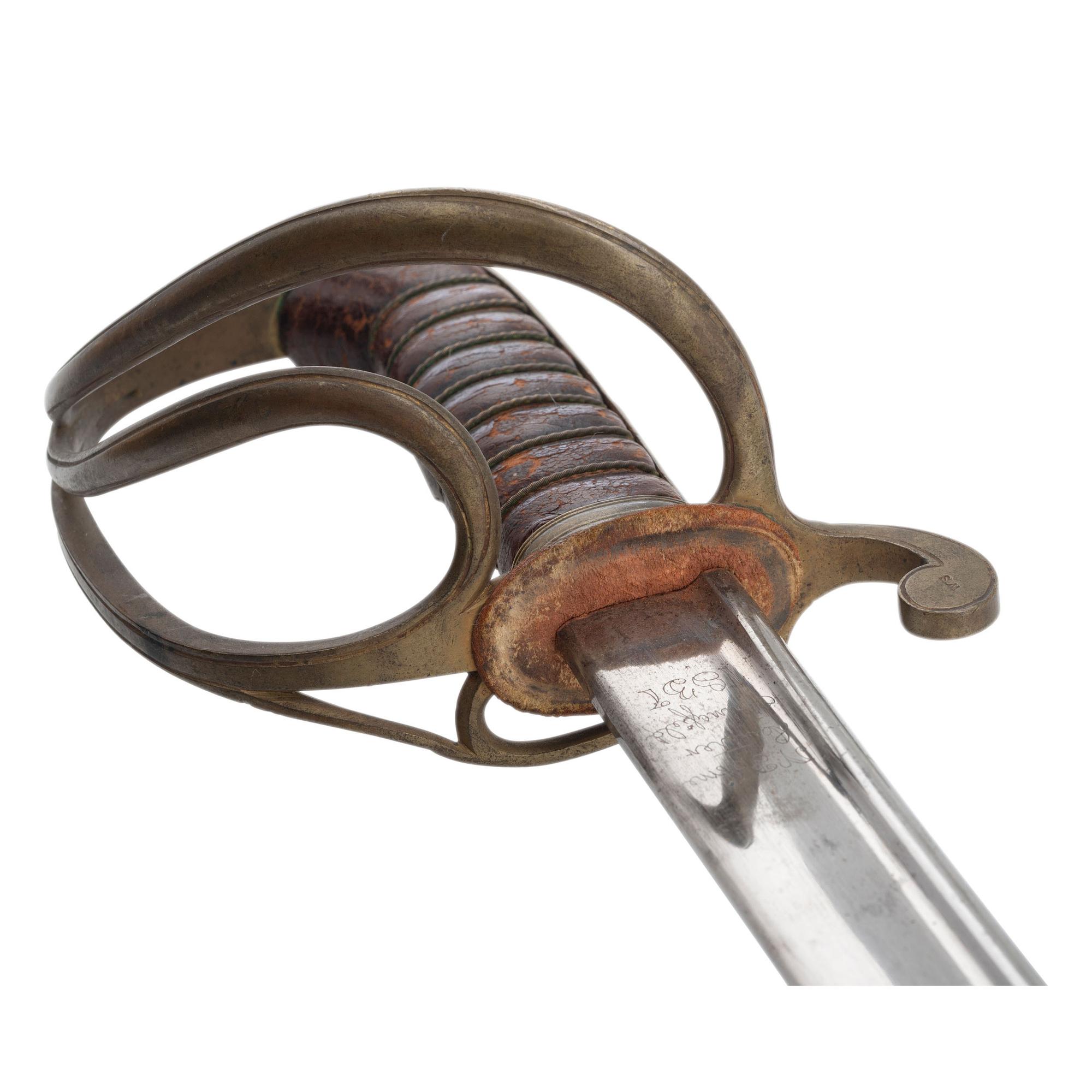 Very Fine US Model 1833 Dragoon Saber by Ames