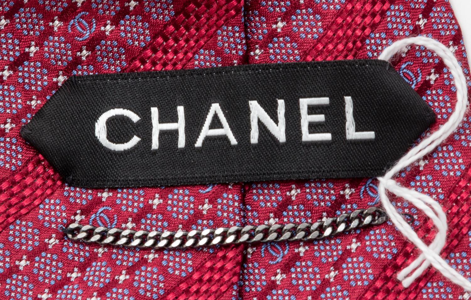 A Group of Three Chanel Neckties,