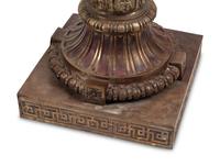 A Pair of Monumental Bronze Corinthian Columns