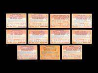 A Group of 11 1954 Dan-Dee Potato Chips Baseball Cards (Including Multiple Hall of Famers),