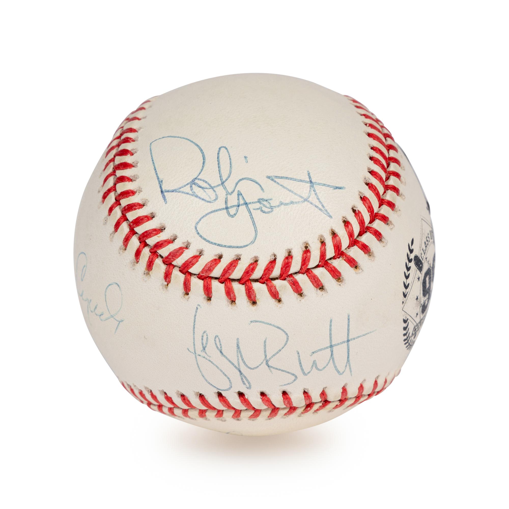 A Nolan Ryan, George Brett, Robin Yount and Orlando Cepeda 1999 Hall of Fame Signed Autograph Limited Edition Baseball (Beckett Authentication Services Letter)
