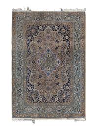 A Qum Silk and Wool Rug