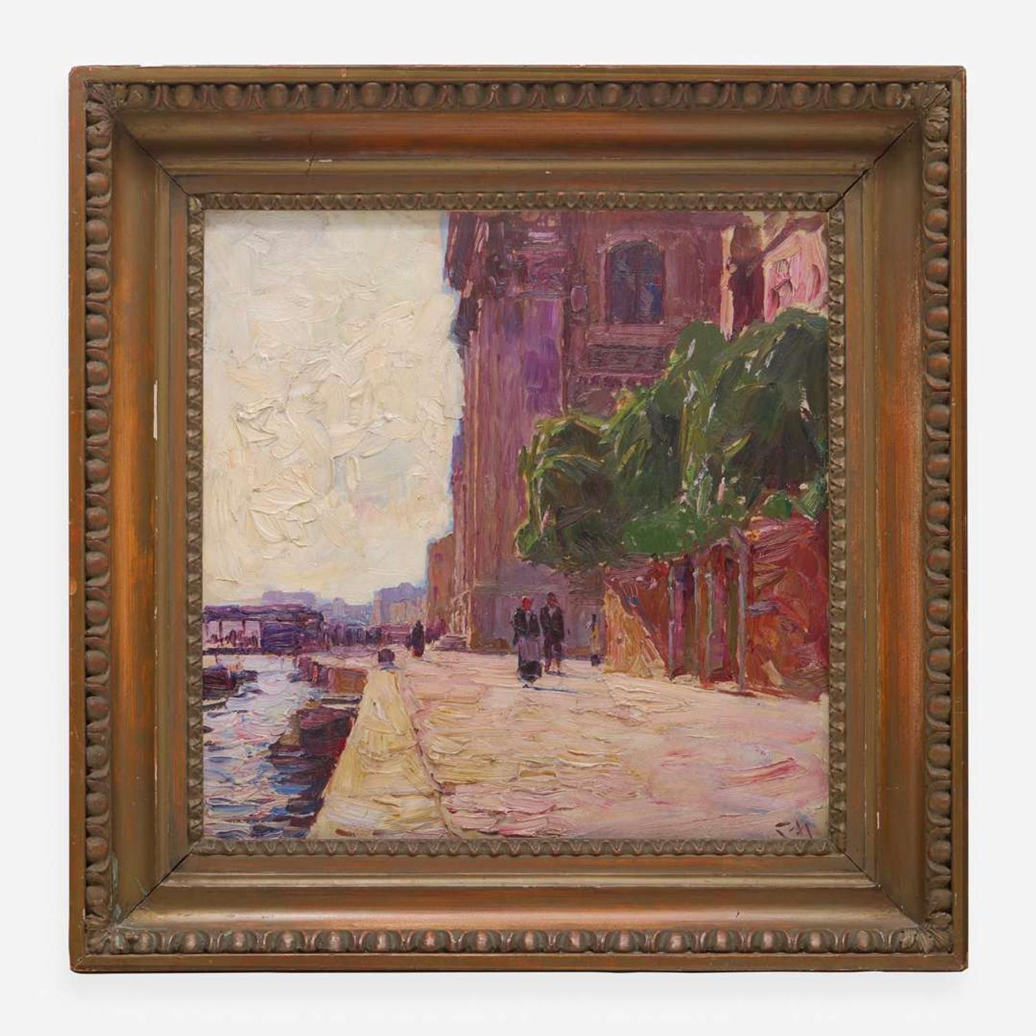 Carl Moll (Austrian, 1861–1945) Venedig, Zattere (Venice)