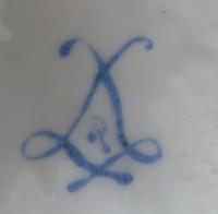 A Sevres Style Porcelain Encrier Width 18 3/4 inches.