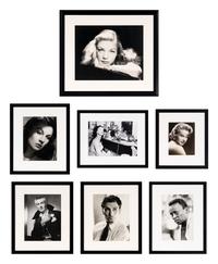 [HOLLYWOOD]. A group of 7 photographs of actors and musicians.