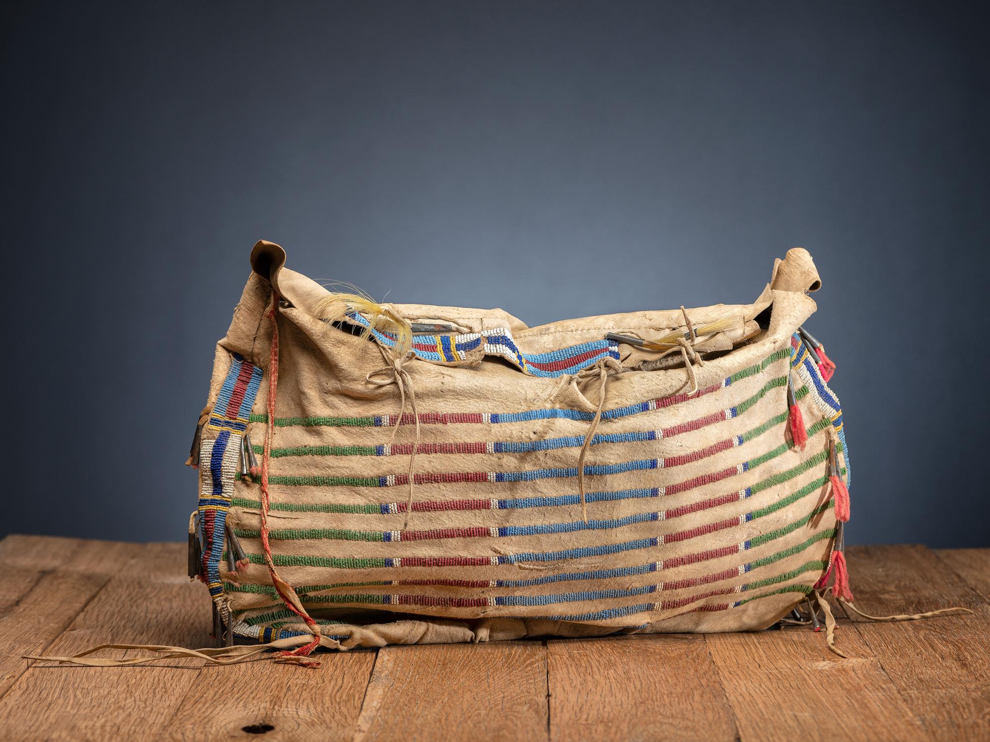 Sioux Beaded Hide Possible Bag