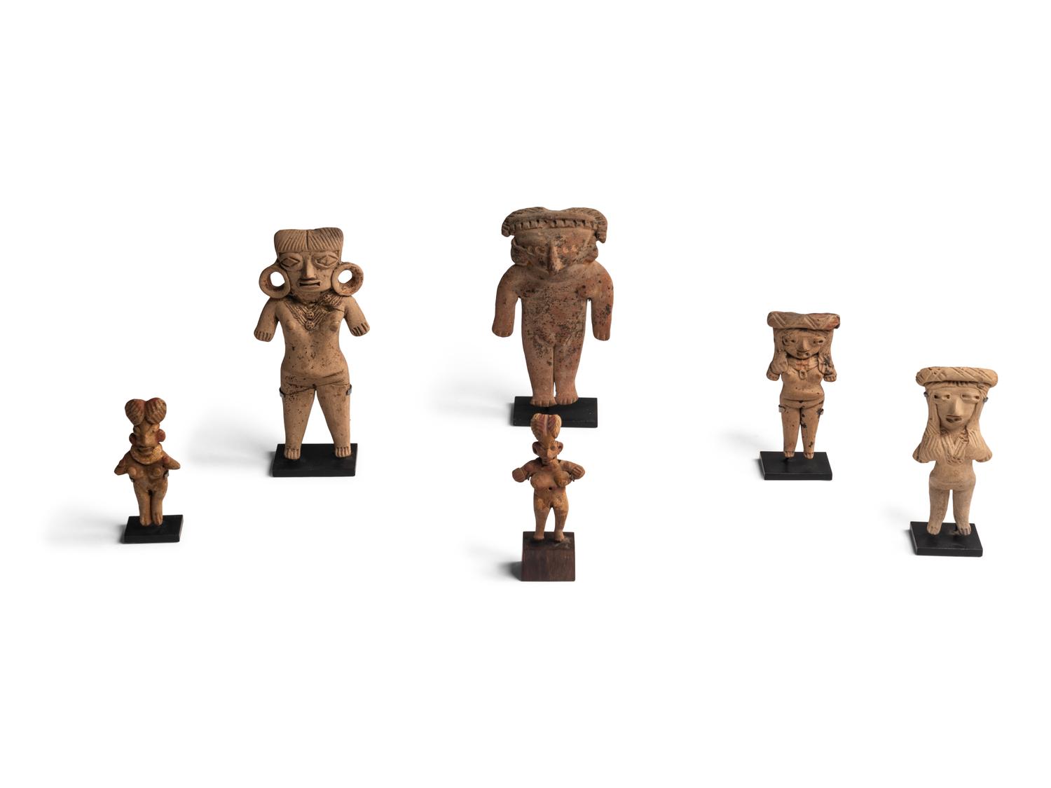 Six Michoacán Terracotta Figures
