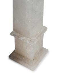 A Pair of Rock Crystal Obelisks