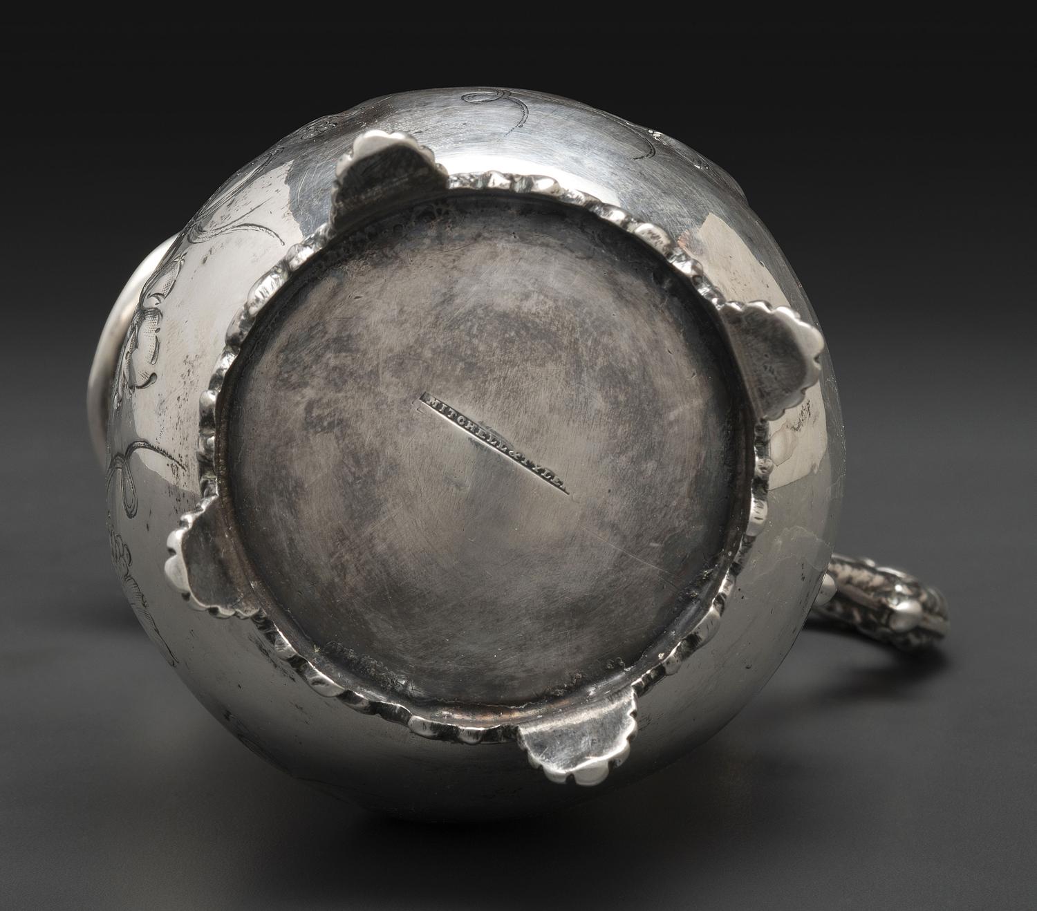 An American Coin Silver Cream Pitcher
