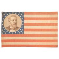 Blaine & Logan, Pair of 1884 Campaign Flags