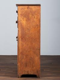 A Shaker Cherry and Pine Work Cabinet