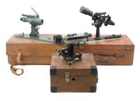 A Group of Three Surveyor's Levels Length of longest base 15 inches. — 20TH CENTURY