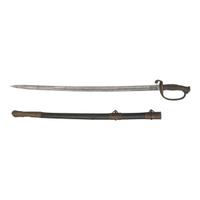 Ames Model 1850 Foot Officers Sword Presented to Lt. Cornelius Batchelder - 12th Mass Infantry - WIA at Gettysburg