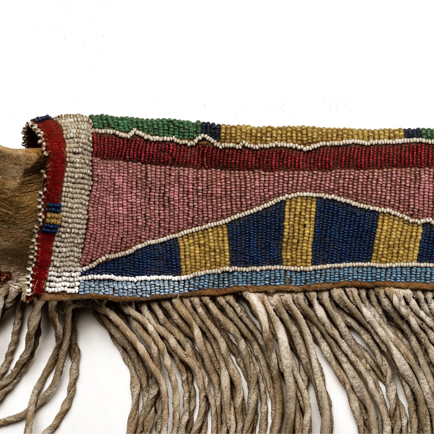 Apsáalooke (Crow) Beaded Hide Rifle Scabbard