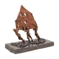 Two Untitled Bronze Sculptures