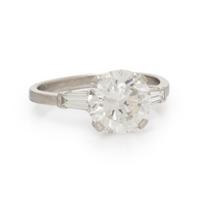 Platinum and Diamond Ring