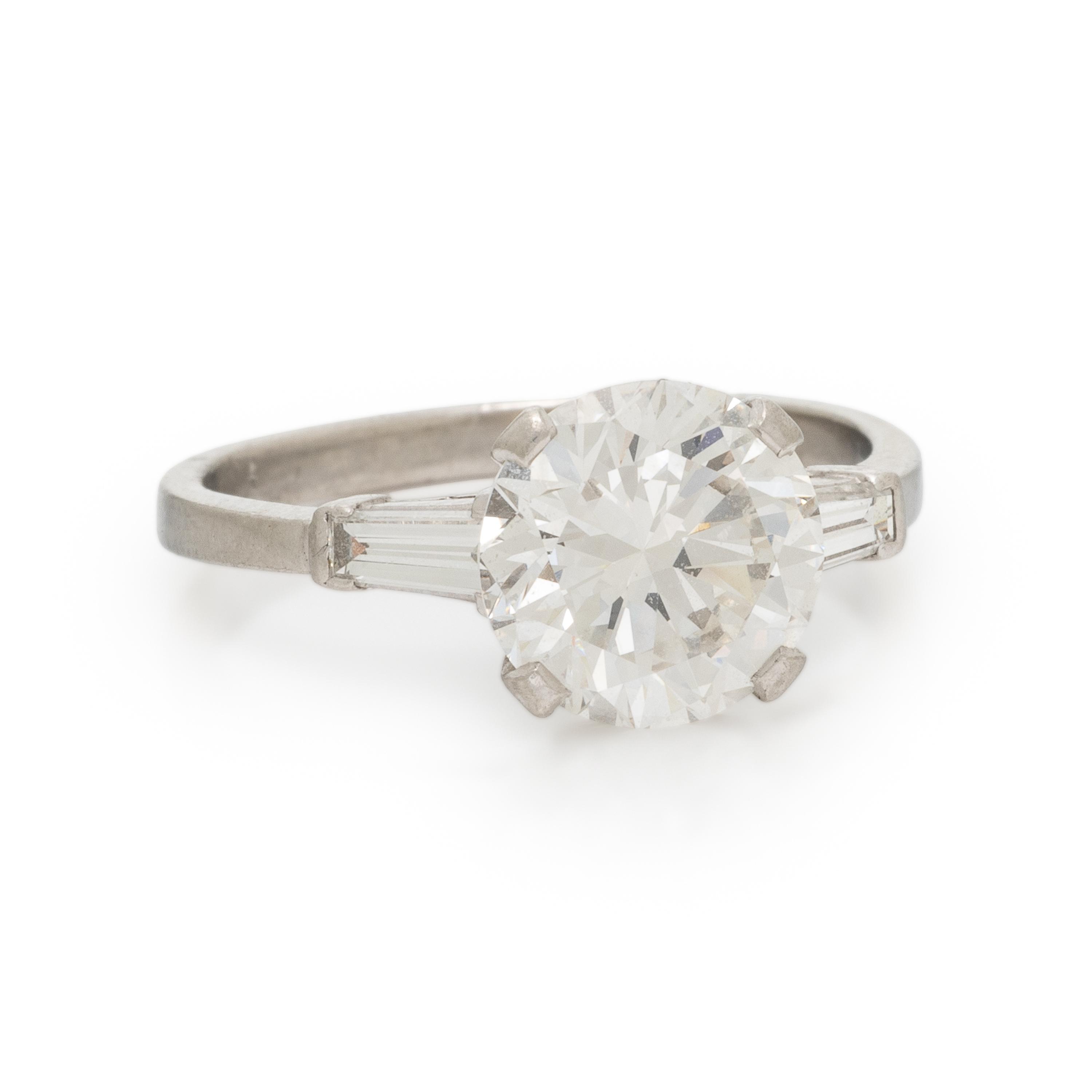 Platinum and Diamond Ring