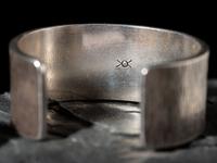 Matching Silver Cuff Bracelet and Ring