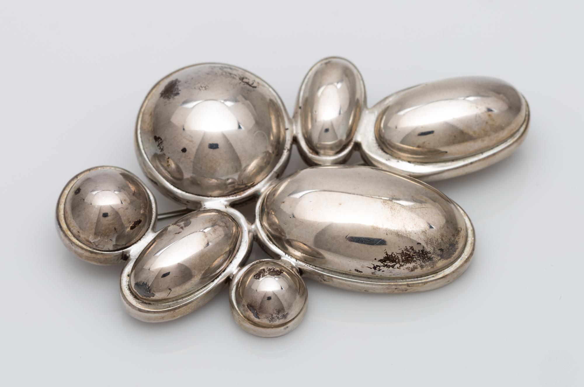 A Sterling Silver Brooch, Paloma Picasso for Tiffany & Co., Circa 1985, 12.90 dwts.