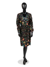 Oscar de la Renta Floral Print Dress, 1960-70s