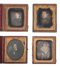 [EARLY PHOTOGRAPHY]. 28 sixth plate daguerreotypes featuring adolescents and teenagers.