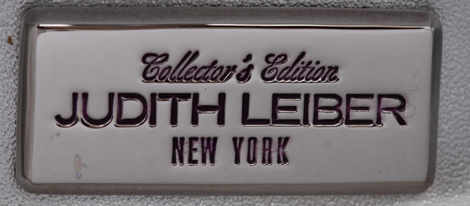 Judith Leiber Collector's Edition Eggplant Minaudière