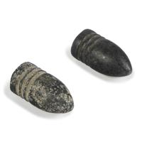 [Civil War]. A pair of Union Army Minié balls salvaged from the Gettysburg Battlefield. 1863.