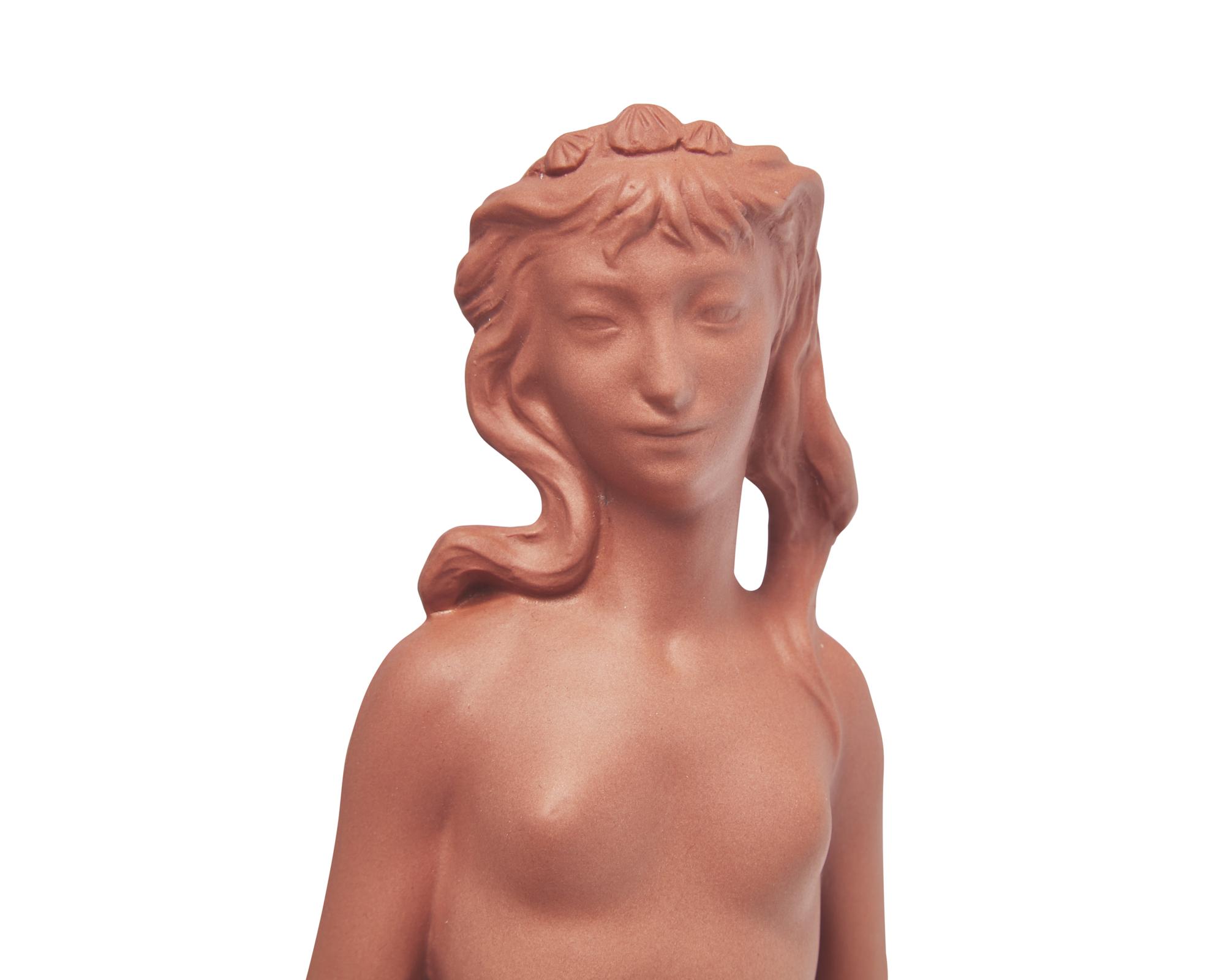 A Wedgwood Terra Cotta Jasperware Figure of Aphrodite